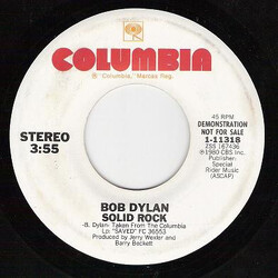 Bob Dylan Solid Rock USED VINYL 7INCH 45 RPM PROMO