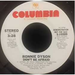 Ronnie Dyson Don't Be Afraid USED VINYL 7INCH PROMO