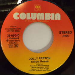 Dolly Parton Yellow Roses USED VINYL 7INCH PROMO