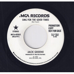 Jack Greene Sing For The Good Times USED VINYL 7INCH 45 RPM PROMO