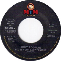Judy Rodman I'll Be Your Baby Tonight USED VINYL 7INCH 45 RPM PROMO
