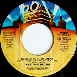 The Staple Singers Hold On To Your Dream USED VINYL 7INCH 45 RPM PROMO