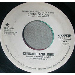 Philip Kennard / Ron John Thrill Of Love USED VINYL 7INCH 45 RPM PROMO