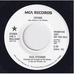 Suzi Stevens Crying USED VINYL 7INCH 45 RPM PROMO STEREO