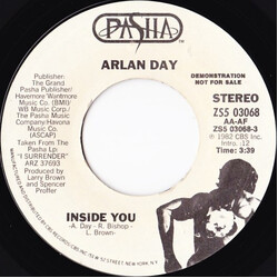 Arlan Day Inside You USED VINYL 7INCH 45 RPM PROMO STYRENE STEREO