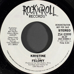Felony (4) Kristine USED VINYL 7INCH 45 RPM PROMO