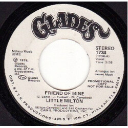Little Milton Friend Of Mine USED VINYL 7INCH 45 RPM PROMO