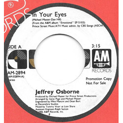 Jeffrey Osborne In Your Eyes USED VINYL 7INCH 45 RPM PROMO