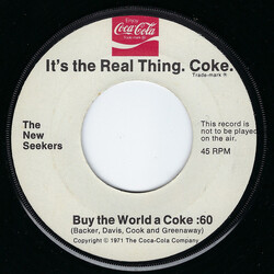 The New Seekers It's The Real Thing. Coke. USED VINYL 7INCH PROMO