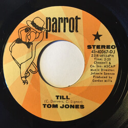 Tom Jones Till USED VINYL 7INCH 45 RPM PROMO