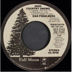 Dan Fogelberg High Country Snows USED VINYL 7INCH 45 RPM PROMO