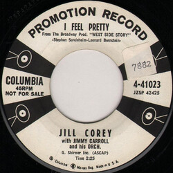 Jill Corey I Feel Pretty USED VINYL 7INCH 45 RPM PROMO