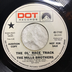 The Mills Brothers The Ol' Race Track / But For Love USED VINYL 7INCH 45 RPM PROMO