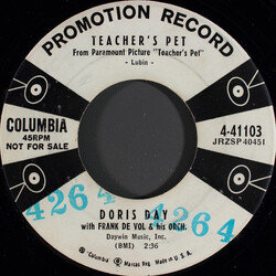 Doris Day Teacher's Pet / Blues In The Night USED VINYL 7INCH 45 RPM PROMO