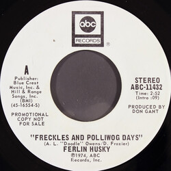 Ferlin Husky Freckles And Polliwog Days USED VINYL 7INCH 45 RPM PROMO STEREO