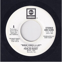 Ferlin Husky Rosie Cries A Lot USED VINYL 7INCH 45 RPM PROMO