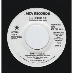 Marty Stuart Till I Found You USED VINYL 7INCH PROMO 45 RPM