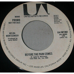 Melba Montgomery Before The Pain Comes USED VINYL 7INCH 45 RPM PROMO