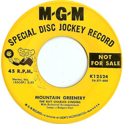 The Ray Charles Singers Mountain Greenery USED VINYL 7INCH 45 RPM PROMO