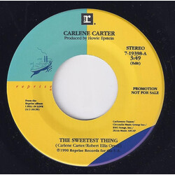 Carlene Carter The Sweetest Thing USED VINYL 7INCH 45 RPM PROMO