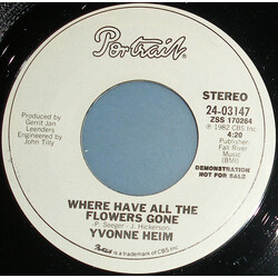 Yvonne Heim Where Have All The Flowers Gone USED VINYL 7INCH 45 RPM PROMO