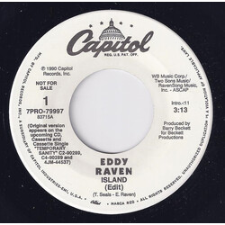 Eddy Raven Island (Edit) USED VINYL 7INCH 45 RPM PROMO