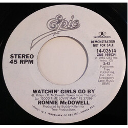 Ronnie McDowell Watchin' Girls Go By USED VINYL 7INCH 45 RPM PROMO
