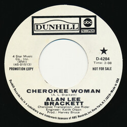 Alan Brackett Cherokee Woman / Local 47 Blues USED VINYL 7INCH 45 RPM PROMO
