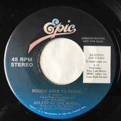 Asleep At The Wheel Boogie Back To Texas USED VINYL 7INCH 45 RPM PROMO
