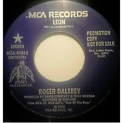 Roger Daltrey Leon USED VINYL 7INCH 45 RPM PROMO