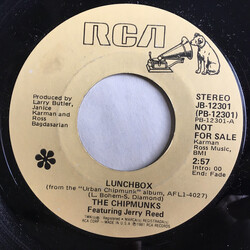 The Chipmunks Lunchbox USED VINYL 7INCH PROMO