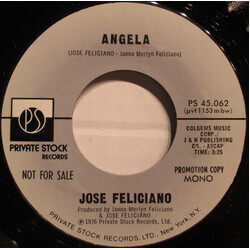 José Feliciano Angela USED VINYL 7INCH 45 RPM PROMO