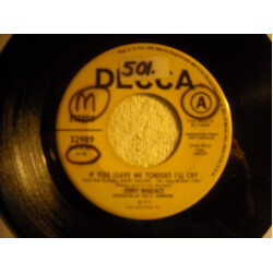 Jerry Wallace If You Leave Me Tonight I'll Cry / What's He Doin' In My World USED VINYL 7INCH 45 RPM PROMO STEREO