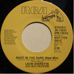 Leon Everette Shot In The Dark (New Mix) USED VINYL 7INCH 45 RPM PROMO