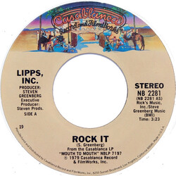 Lipps, Inc. Rock It USED VINYL 7INCH 45 RPM SINGLE REISSUE