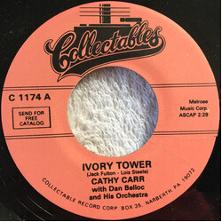 Cathy Carr Ivory Tower USED VINYL 7INCH 45 RPM SINGLE REISSUE