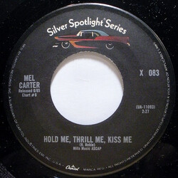 Mel Carter Hold Me, Thrill Me, Kiss Me / (All Of A Sudden) My Heart Sings USED VINYL 7INCH 45 RPM SINGLE REISSUE