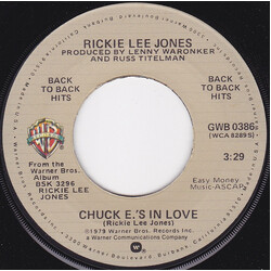 Rickie Lee Jones Chuck E.'s In Love / Young Blood USED VINYL 7INCH 45 RPM SINGLE REISSUE