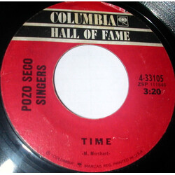 The Pozo-Seco Singers Time USED VINYL 7INCH 45 RPM SINGLE REISSUE