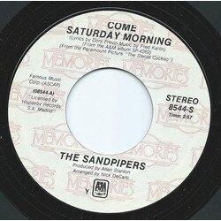 The Sandpipers Come Saturday Morning/The Wonder Of You USED VINYL 7INCH 45 RPM SINGLE REISSUE STEREO