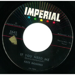 Fats Domino If You Need Me / Country Boy USED VINYL 7INCH 45 RPM SINGLE REISSUE