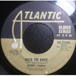 Bobby Darin Mack The Knife / Beyond The Sea USED VINYL 7INCH 45 RPM SINGLE REISSUE