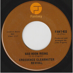 Creedence Clearwater Revival Bad Moon Rising USED VINYL 7INCH 45 RPM SINGLE REISSUE
