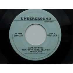 Mark Dinning Top Forty, News, Weather And Sports / All Of This For Sally USED VINYL 7INCH 45 RPM SINGLE REISSUE