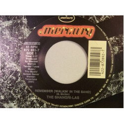 The Shangri-Las Remember (Walkin' In The Sand) USED VINYL 7INCH 45 RPM SINGLE REISSUE