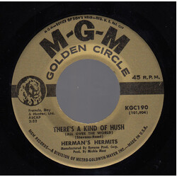 Herman's Hermits There's A Kind Of Hush (All Over The World) / No Milk Today USED VINYL 7INCH SINGLE 45 RPM REISSUE