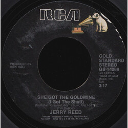 Jerry Reed She Got The Goldmine (I Got The Shaft) / The Bird USED VINYL 7INCH 45 RPM SINGLE REISSUE