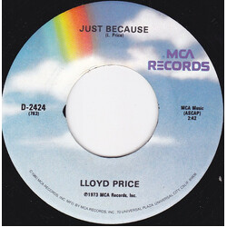 Lloyd Price Just Because / I'm Gonna Get Married USED VINYL 7INCH 45 RPM SINGLE REISSUE