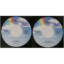 Mel Tillis Coca Cola Cowboy / Cottonmouth USED VINYL 7INCH 45 RPM SINGLE REISSUE