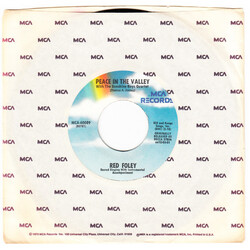 Red Foley / The Sunshine Boys Quartet Peace In The Valley / Say A Little Prayer USED VINYL 7INCH 45 RPM SINGLE REISSUE